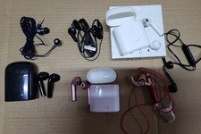 7 mix new and old blue tooth and earphone spear parts joblot