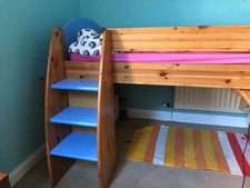 Stompa mid sleeper bed