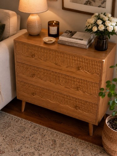 Oak drawer chest drawers - drawer,