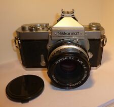 NIKON NIKKORMAT FTn with NIKKOR H.C 50mm F2 LENS , WORKING !   (397)