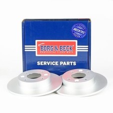 2x Front Solid Brake Discs For