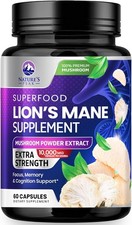 Lions Mane Supplement Capsules