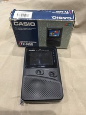 Casio TV-1450 LCD Pocket Colour Television UHF PAL UK Spares Or Repairs