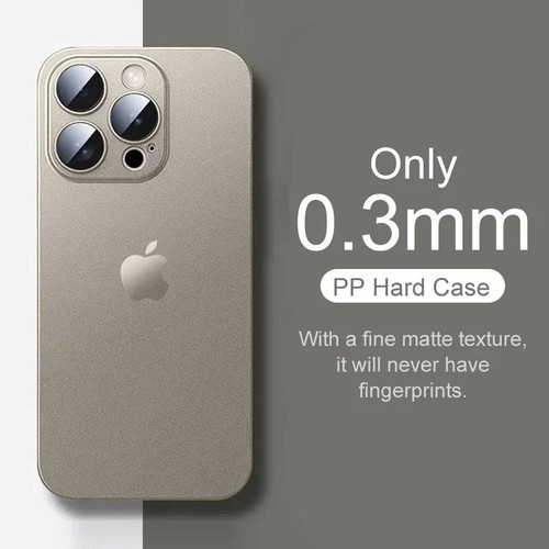3mm slim clear matte - matte, case