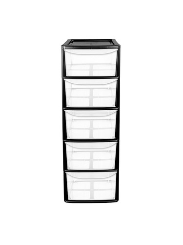 Black drawer plastic - 5,