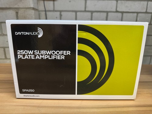 Sub woofer plate - plate, amplifier