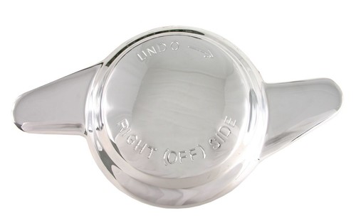 Plain jaguar chrome spinner - jaguar, lh