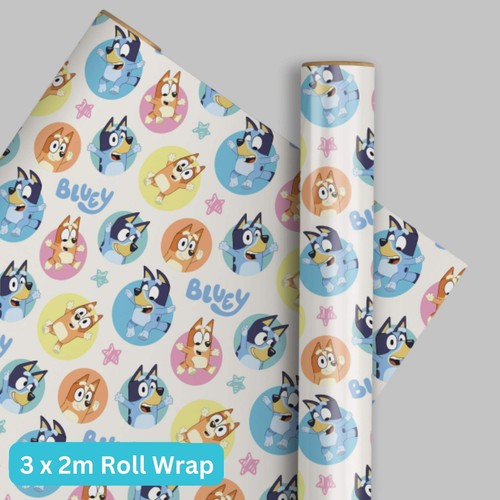 Bluey wrapping paper total - bluey,
