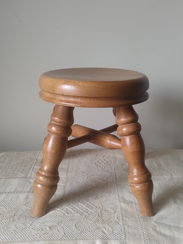 Small wooden children stool - small,