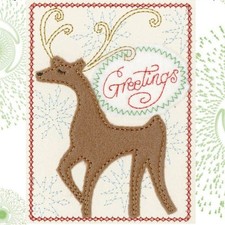 Anita Goodesign Embroidered Holiday Cards Machine Embroidery PES USB 22 Designs