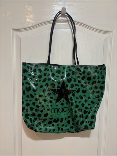 Macy green leapord - green, print