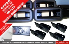 NEW VW Transporter T5 T6 Quick release rear seat kit for single or double seat