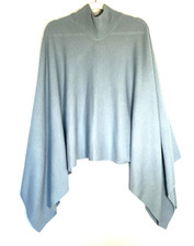 M&S Poncho OS Pale Blue Turtle