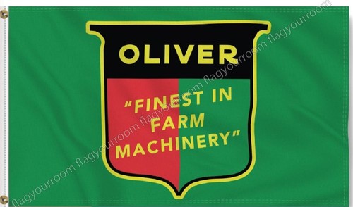 Oliver tractor flag - oliver,