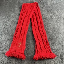 WRU Hospitality Scarf Wales Rugby Red Acrylic Winter Neck Warmer 180cm Long