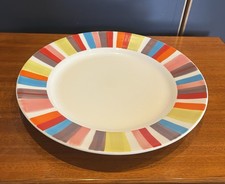 Whittard of Chelsea Multi Colour Dinner Plate • Good Condition • 11 Inches •