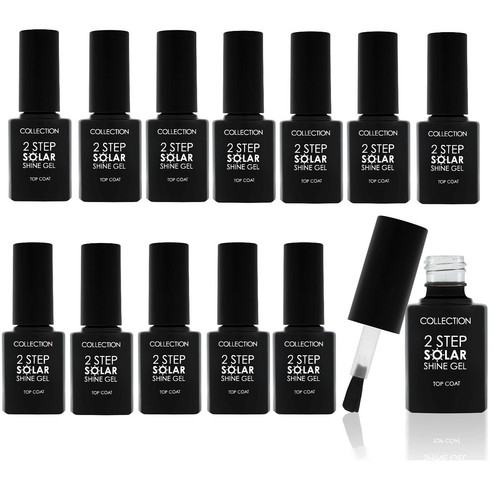 Top coat clear nail - 12,