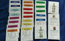 INDIVIDUAL COCA COLA MONOPOLY 1999 CARDS  SEE DROP DOWN MENU