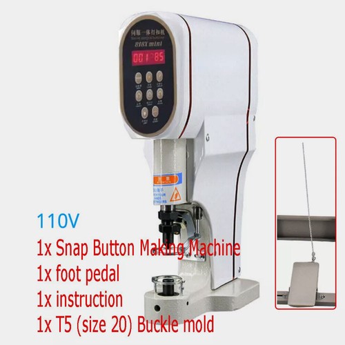 Electric plastic metal snap - electric,