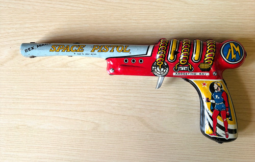 Vintage space pistol toy ray - space,