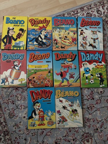 Job lot vintage beano - of,