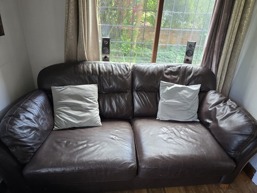 Next leather seater sofa 2 - 3,
