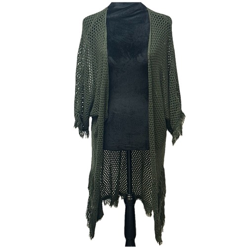 Women long line cardigan - long,