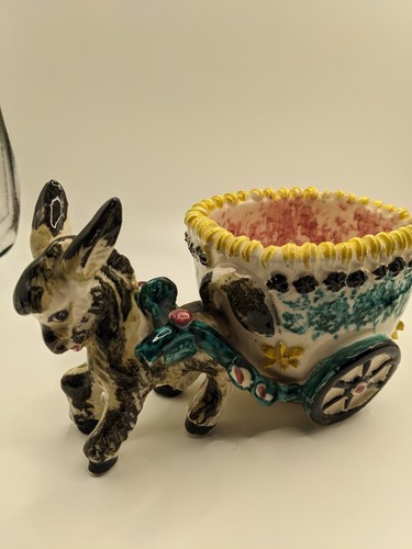 Cute italian donkey - italian, cart
