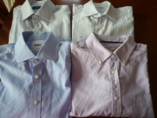 MENS SHIRTS  MARKS AND SPENCERS PURE COTTON 16" COLLAR JOHN LEWIS  HOWICK