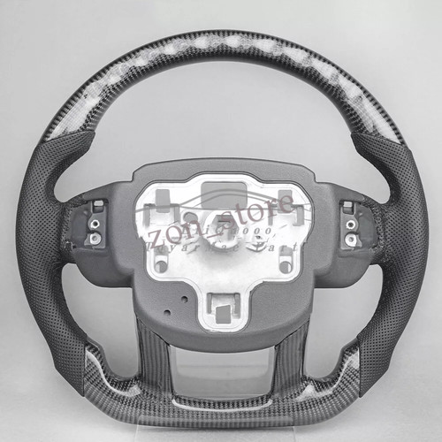 Carbon fiber steering wheel - carbon,