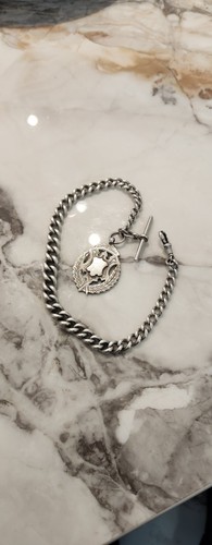 Albert chain medal fob solid - fob,