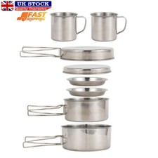 8Pcs Stainless Steel Cookware