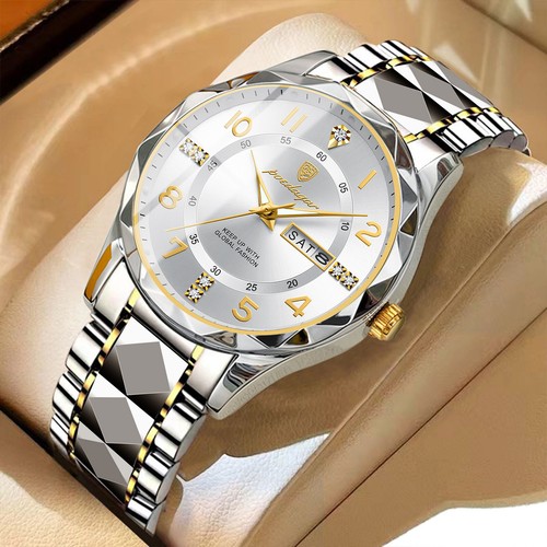 Men calendar wristwatch - men's,