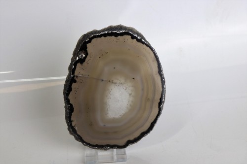 Asd49 agate crystal slice - agate,