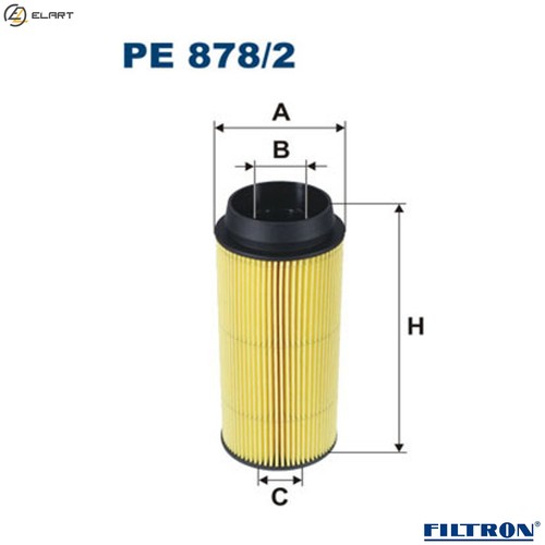 Fuel filter 878 for iveco - fuel,