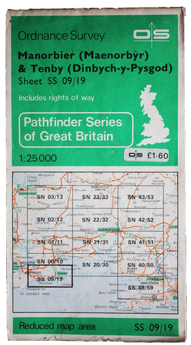 Ordnance survey pathfinder - survey,