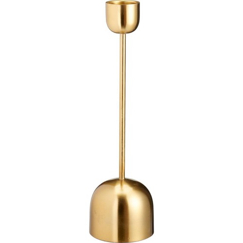 Metal bell taper candle - taper,