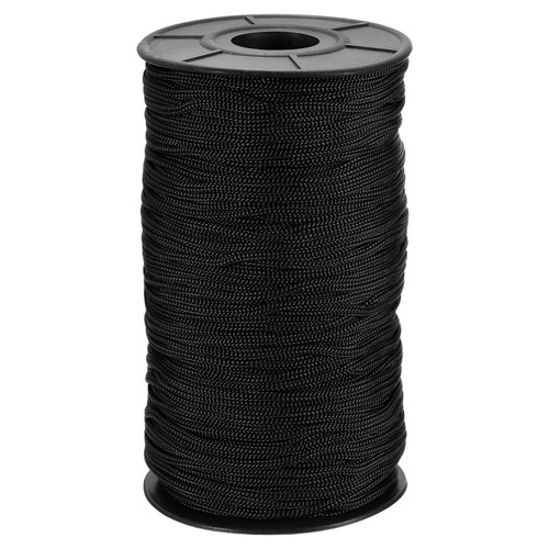 Black polyester macrame cord - macrame,
