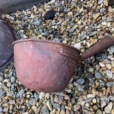 Vintage galvanised farm feed - galvanised,