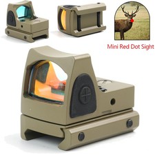 Mini RMR Red Dot Sight Reflex Scope Rifle Pistol 20mm Rail Mount For Glock 17 19