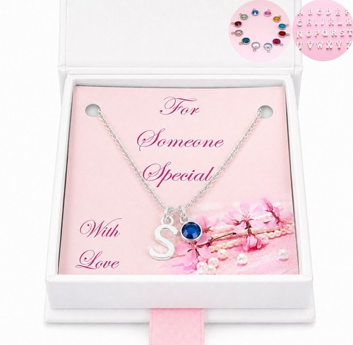Letter necklace with - necklace,