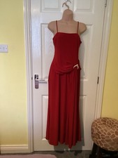 Joseph Ribkoff Ladies Red Full Length Dress Size 12