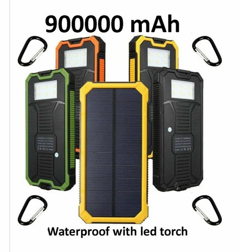 900000mah waterproof solar - waterproof,