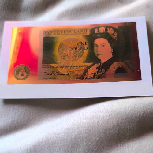Bank england one - bank, of