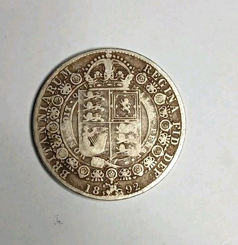 Queen victoria half crown 1892 - queen,