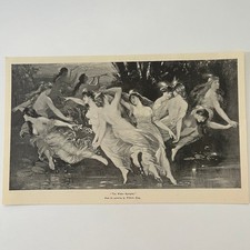 The Water Nymphs from the Painting by Wilhelm Kray 1894 Art Print SAG9-2