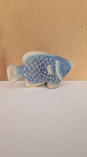 Carved Wooden Fish Ornament