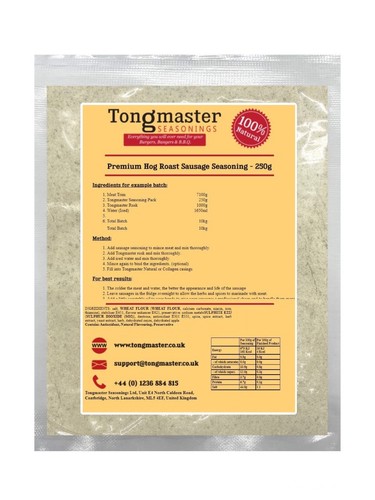 Premium hog roast sausage - hog,