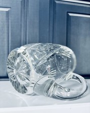 Vintage Cut Glass Half Pint