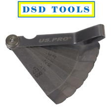 US PRO TOOLS 16 OFFSET BLADE METRIC & IMPERIAL FEELER GAUGE 5906